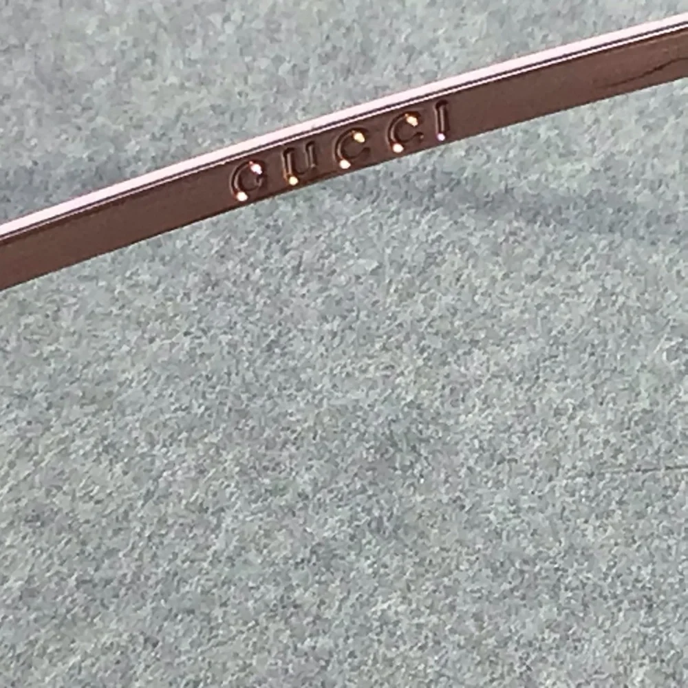 Gucci Rose Gold Frames GG2710 / Strass HR3 Eyeglasses Made in Italy